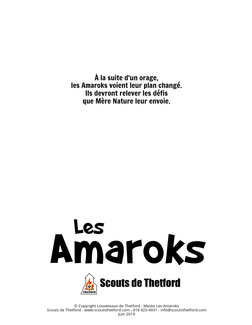 BD Amaroks - L'orage - Dos